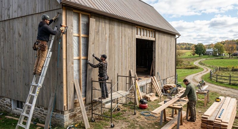 Barn Siding Replacement in Carthage, TN