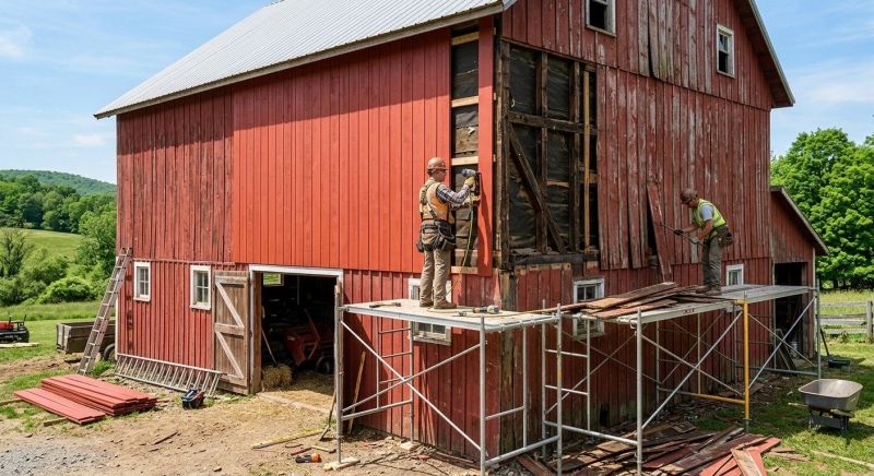 Barn Siding Replacement in Smithville, TN