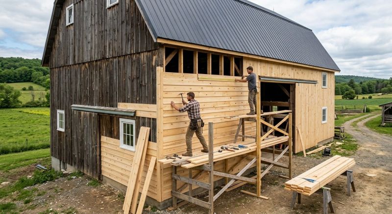 Barn Wood Siding Installation in Smithville, TN