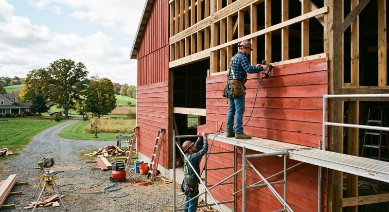 Barn Wood Siding Installation in Smithville, TN