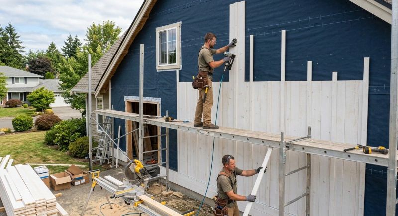 Batten Siding Installation in Sparta, TN