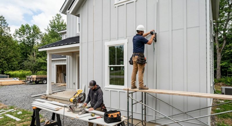 Batten Siding Installation in Woodbury, TN