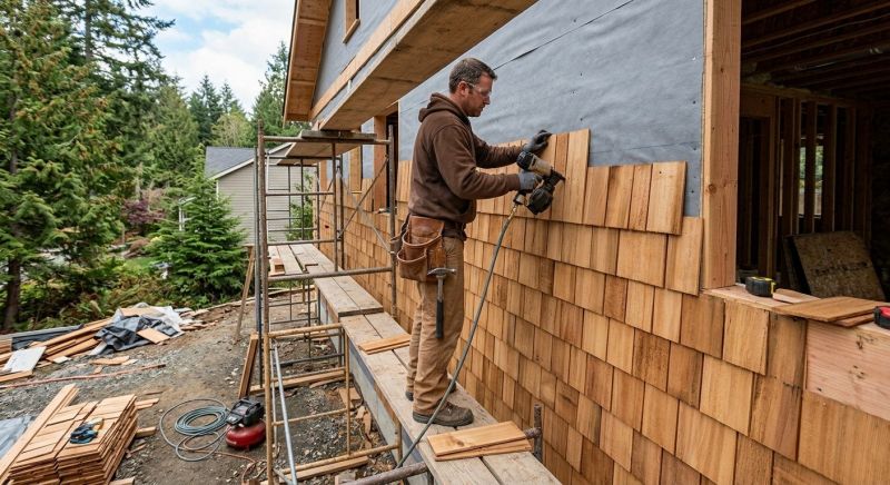Cedar Siding Installation in Cookeville, TN