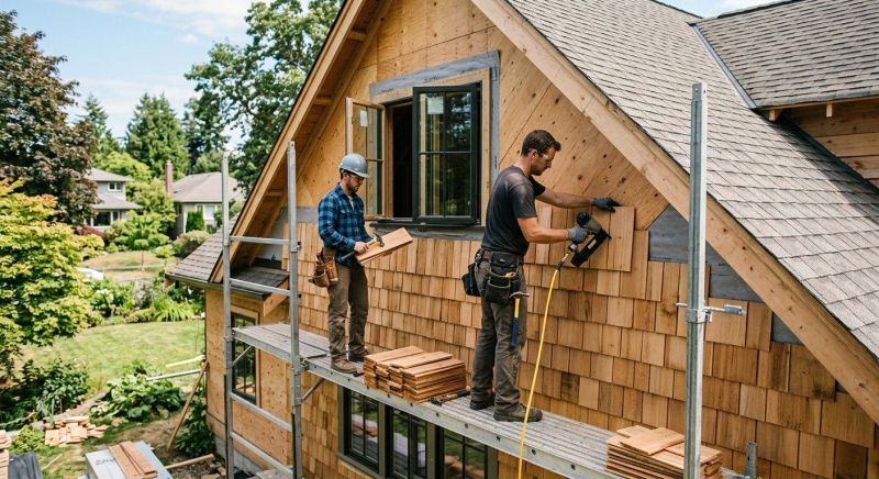 Cedar Siding Installation in Woodbury, TN