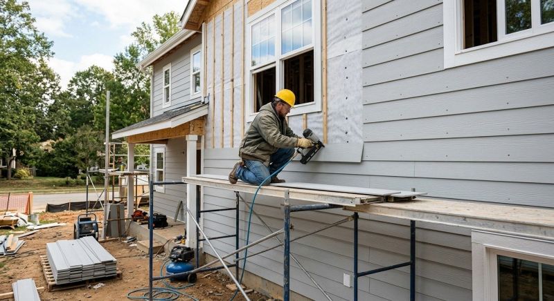 Cement Siding Installation in Woodbury, TN