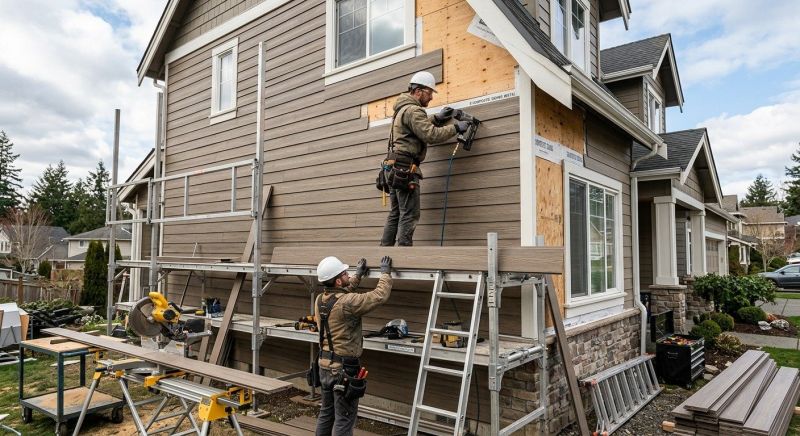 Composite Siding Installation in Liberty, TN