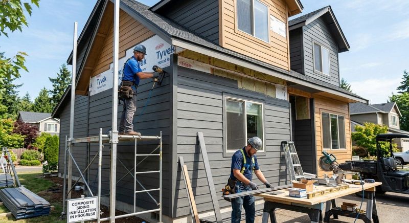 Composite Siding Installation in Liberty, TN