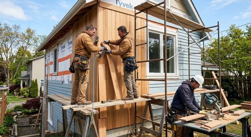 Hardwood Siding Installation in Smith County, TN