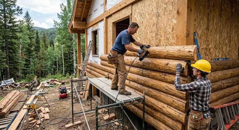 Log Home Siding Installation in Smithville, TN