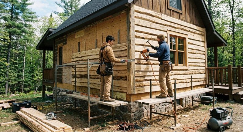 Log Siding Installation in Liberty, TN
