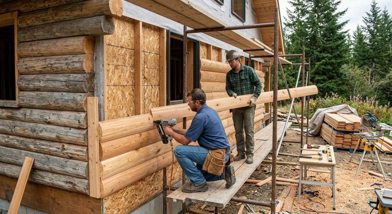 Log Siding Installation in Watertown, TN
