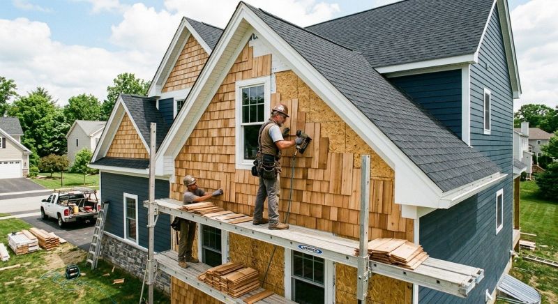 Shake Siding Installation in Woodbury, TN