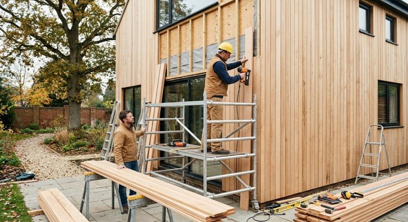 Wood Cladding Installation in Sparta, TN