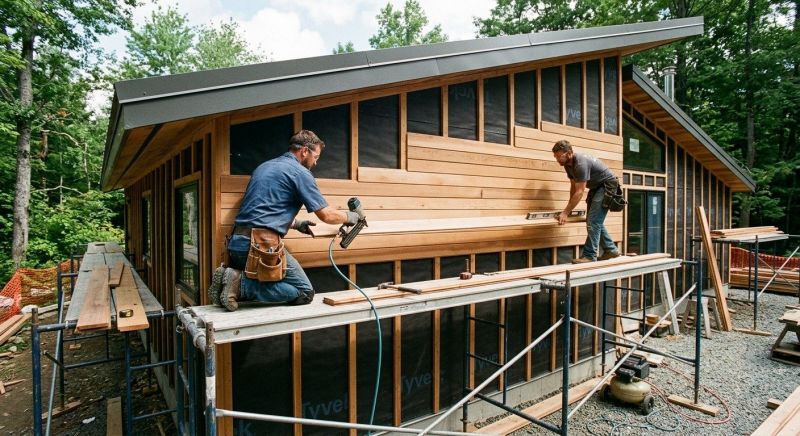 Wood Cladding Installation in Sparta, TN