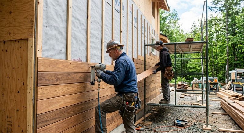 Wood Plank Siding Installation in Smithville, TN