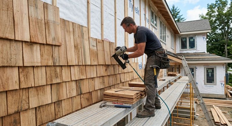 Wood Shake Siding Installation in Smithville, TN